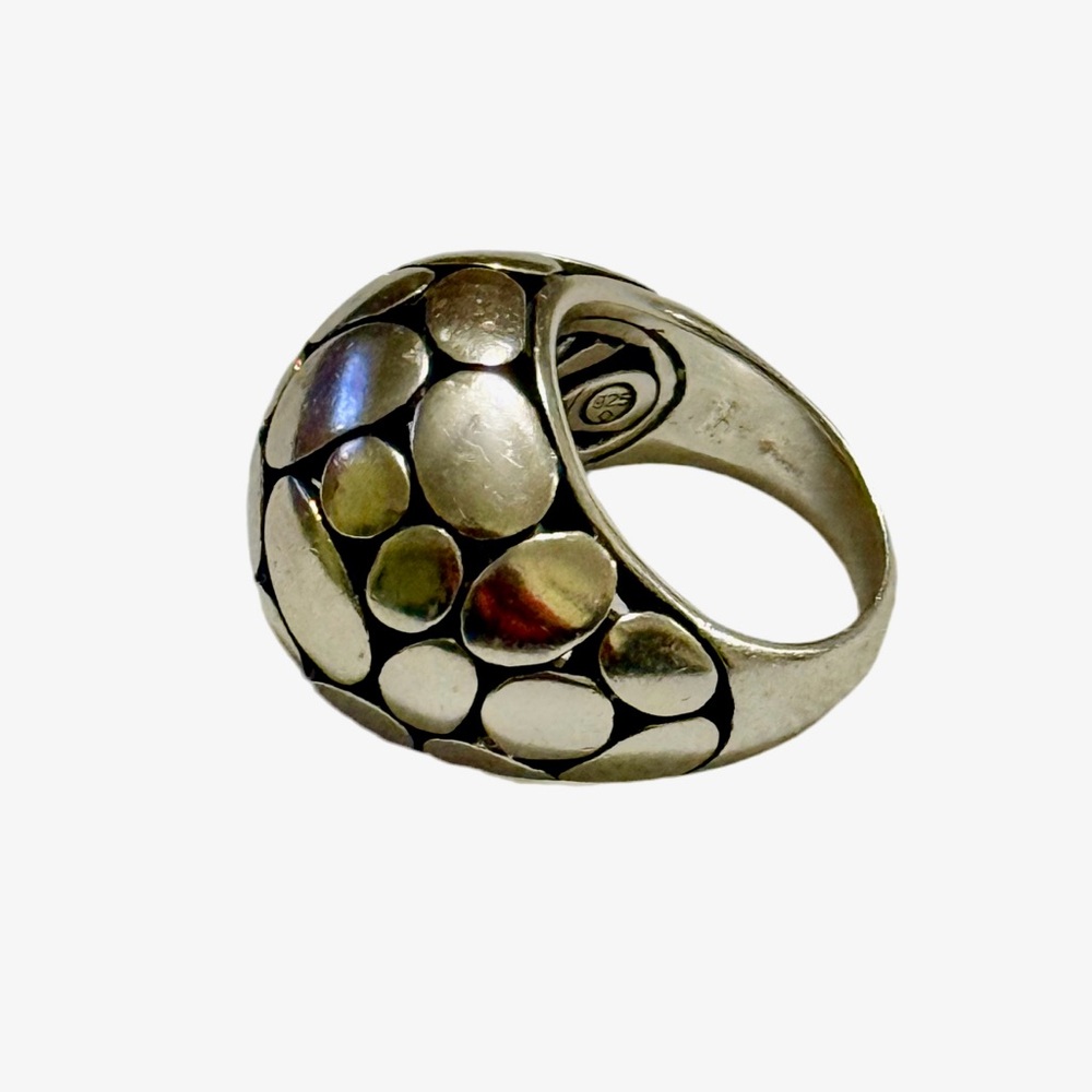 Elegant Silver Dome Ring
